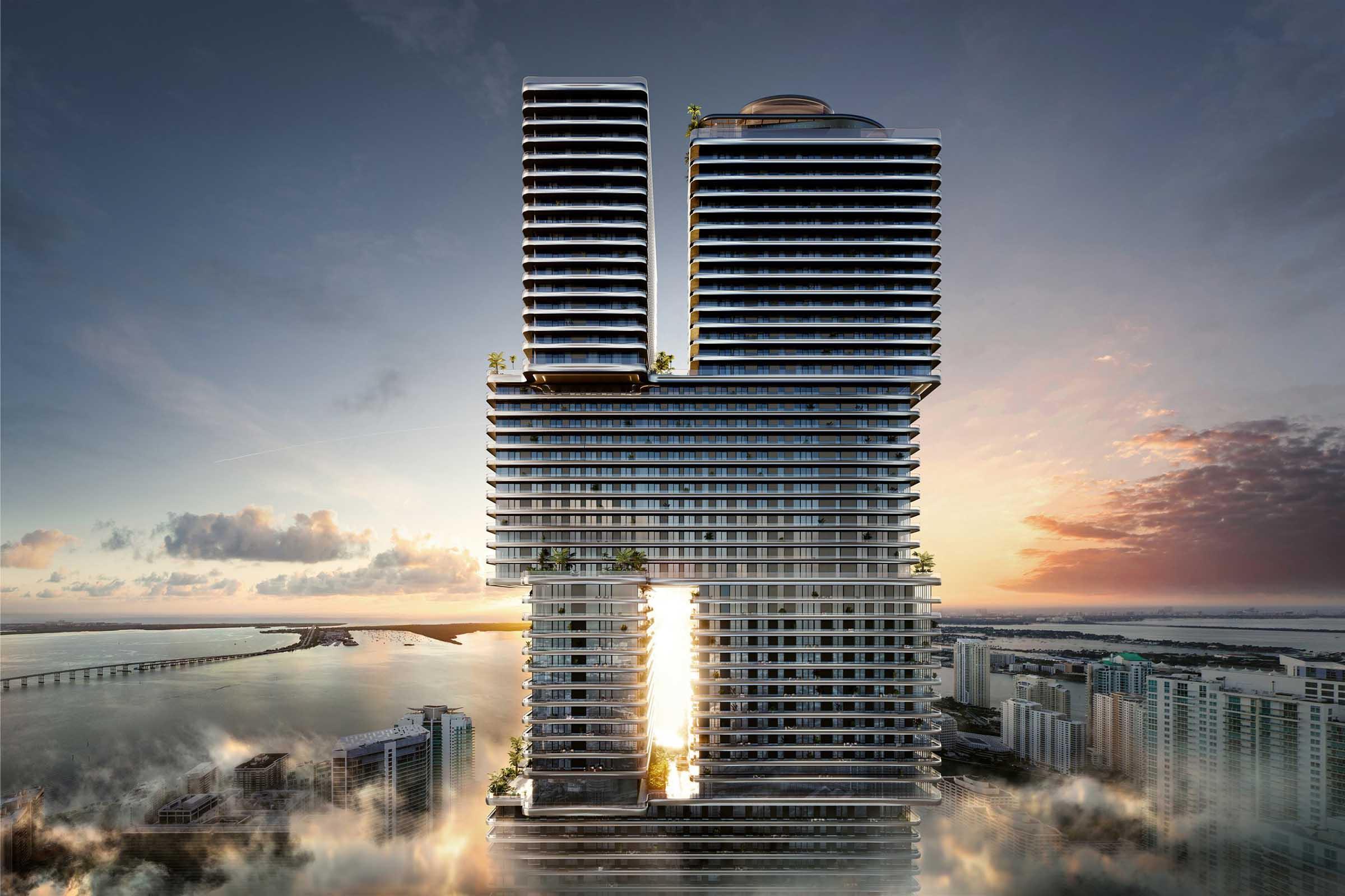 Rendering of Mercedes Benz Places Miami